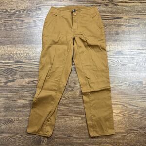 Mountain Hardwear Pants Womens 2 Brown Twill Tapered Chino Hiking Outdoor Casual